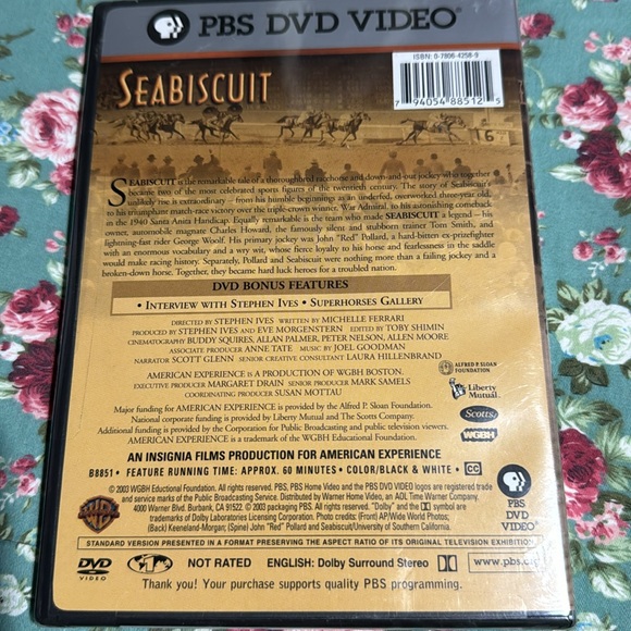 SEABISCUIT _ The Movie 🍿📀 and PBS DVD VIDEO. Both unopened, new. Documentary. - Picture 4 of 8
